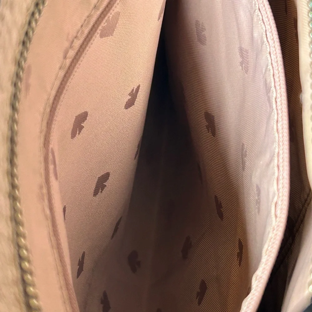 Kate Spade Black and Cream Pebbled Leather Shoulder Bag 11” x 10” NWOT - Picture 13 of 17